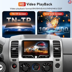 Single Din Car Stereo Carplay Android Auto, Driauto 7 Inch HD Touch Screen Car
