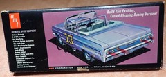 AMT 1963 Chevrolet Impala CV Lighted model kit unbuilt screw bottom 60s issue