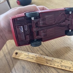 1983 Red Chevy Camaro Dealer Promo Model Car Dusty