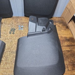 Mud Flaps for Toyota Tacoma 2016-2023, No Drilling Required Splash Guards with H