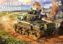 Border Model 1/35 M4A1(76)W Sherman #BT-046📌USA