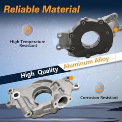 High Volume Oil Pump kit with Gaskets & Balancer Bolt Pump with Gasket