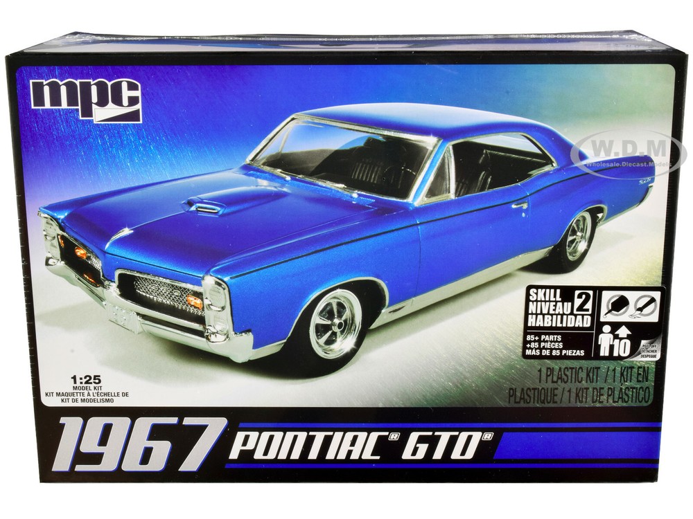 SKILL 2 MODEL KIT 1967 PONTIAC GTO 1/25 SCALE MODEL BY MPC MPC710 L