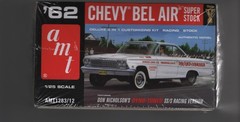 AMT ’62 CHEVROLET BEL AIR SUPER STOCK 409 MODEL KIT FACTORY SEALED – FREE SHIP!