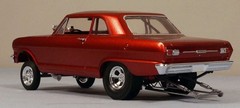 Moebius Models 2324 1965 Chevy II Gasser 1/25 Scale Plastic Model Kit