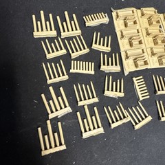 75MM AMMO CRATES TUBES EMPTIES VP SUPER VALUE Verlinden 1/35 1111 RESIN OOP RARE