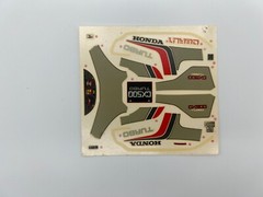 TAMIYA HONDA CX500TURBO 1/12.with Cartograf Decals Item14016 from JapanR