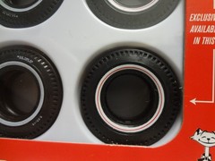 AMT Racemaster Dragster Slicks 1:25 Scale Pad Printed Vinyl Tire Set