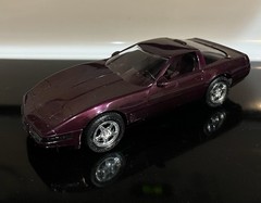 🏁 AMT ERTL 1995 Chevrolet Corvette ZR-1 Dealer Promo Dark Purple Metallic 🏁