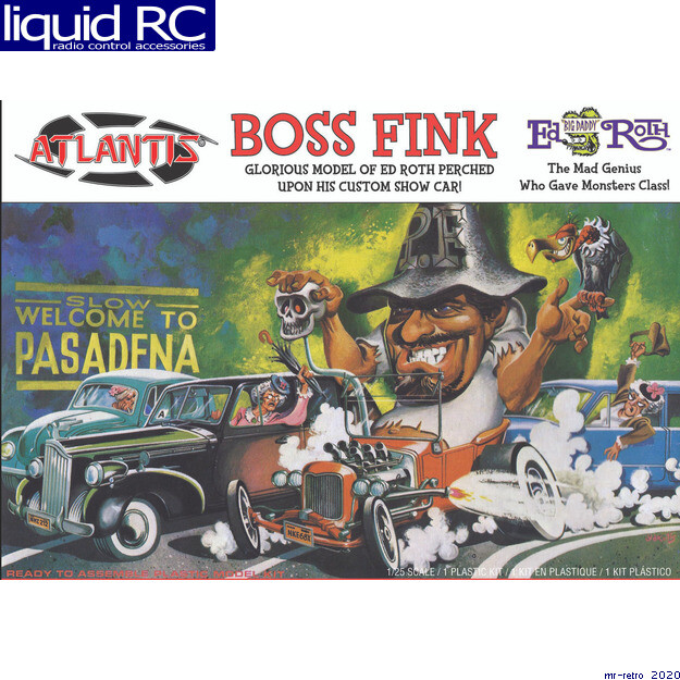 Atlantis Models H1271 1/25 Ed Roth Boss Fink Plastic Model Kit