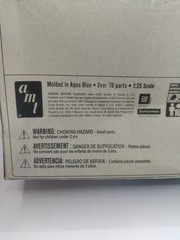 AMT 1957 Chevy Bel Air Model Car Scale 1:25 – Blue/White Skill 2 Worn Box Sealed