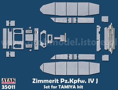 Atak 1/35 Zimmerit for SdKfz.162/1 Panzer IV H (for Tamiya kit)