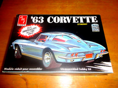 AMT/ERTL Model STREET RODS: ’63 CORVETTE STINGRAY #6550 Build STREET or STRIP