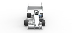 1:25 Scale Front Engine Sprint Car Resin Model Kit
