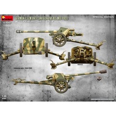 Miniart #53010 1/35 German 7.5cm Anti-Tank Gun PaK 40. Mid Prod w/Artillery Crew