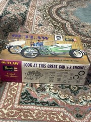 962 Revell H-1282 Big Daddy Roth Outlaw 1/25.Sc Model Kit Unbuilt w/Instructions