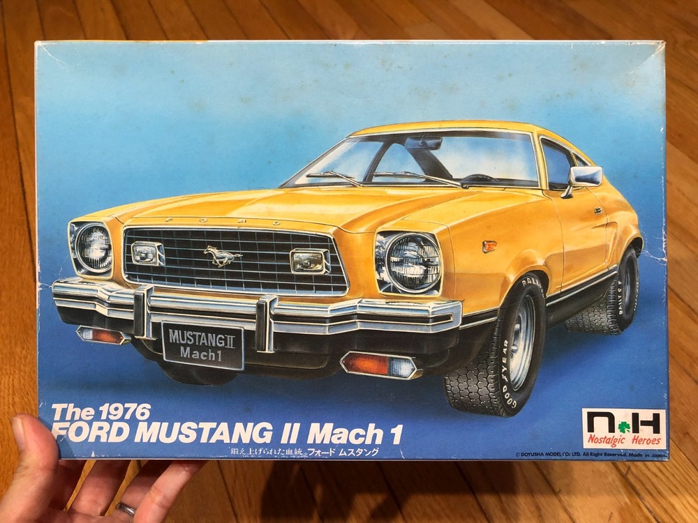 THE 1976 FORD MUSTANG II MACH 1 MODEL KIT DOYUSHA VINTAGE