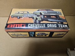 AMT CHEVELLE DRAG TEAM ORIGINAL 1960s Box Instruction