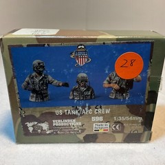 Verlinden 54mm 1/35 US Tank / APC Crew Operation Desert Storm (3 Half-figs.) 596