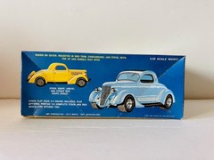 Vintage AMT ’36 Ford Coupe Roadster Street Rods 1:25 Model Kit A136 Sealed Parts