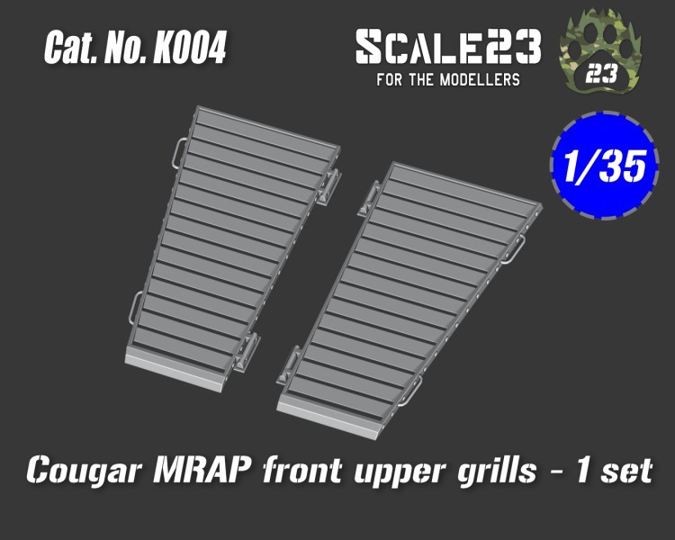 Scale23 1/35 Cougar MRAP Front Upper Grills