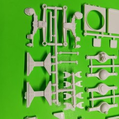Kenworth W-925 AMT 1/25 Frame Chassis Front Axle Rear End Tractor Truck Semi