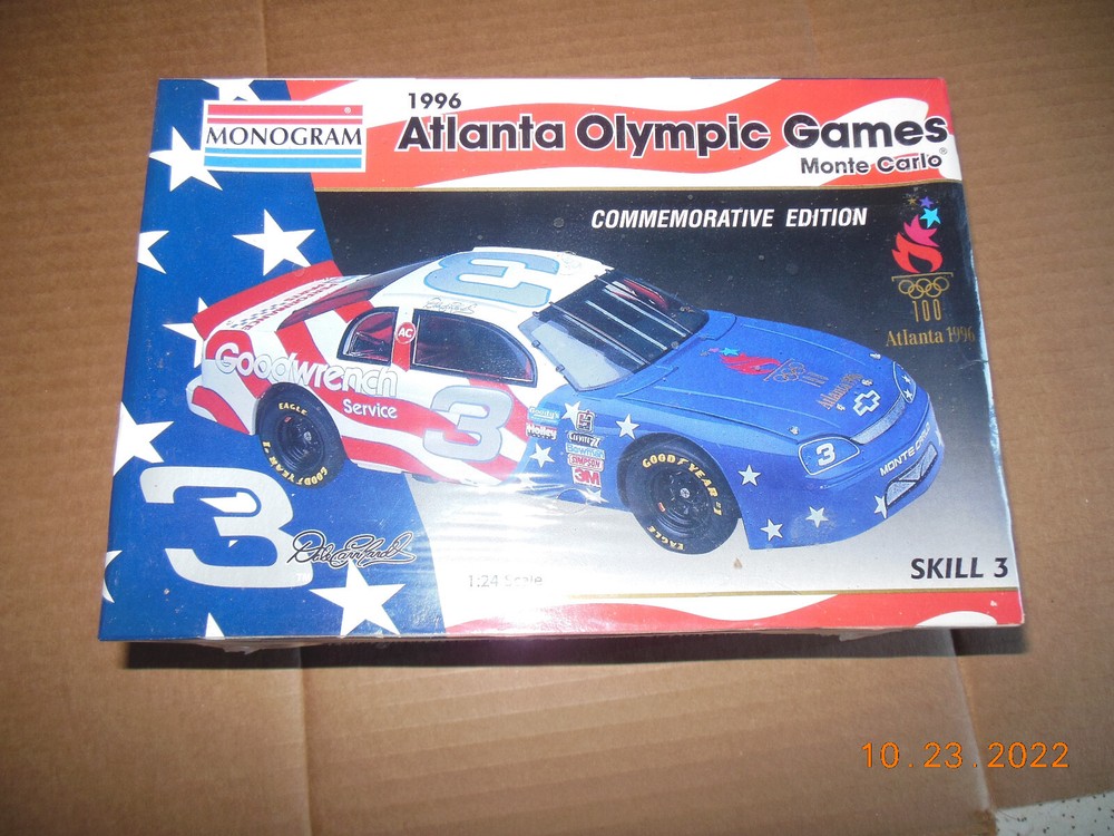Dale Earnhardt 1/24 Model Kit Atlanta Olympic Games.