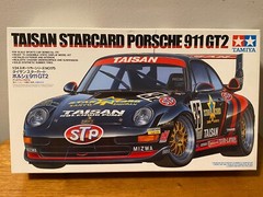 Tamiya 1:24 Taisan Starcard Porsche 911 GT2 Model Kit # 24175*2500 – Open Box