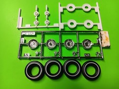 1970 Monte Carlo Lowrider 1/25 AMT Rim Wheel Skinny Whitewall BF Goodrich Tire