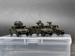 1/144 U.S. Army Humvee Armored Vehicle Painted Finished Model 3D Printed
