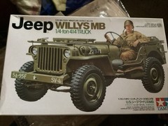 Jeep Willys MB 1/4-ton 4×4 Tamiya Item#35219 – New In Open Box for Better View
