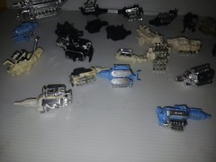 Monogram Revell Junkyard Built Parts Lot 1/24 1/25 Plastic Motors