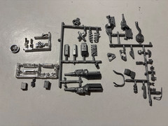 Model Car Parts – MPC 1979 Mustang Indy Pace Car Engine Parts ONLY 1/25 kitbash