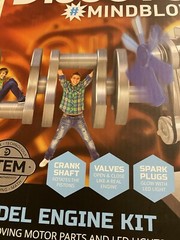Discovery Mindblown DIY Model Engine Kit – 4-Cylinder STEM Toy for Kids & Adults