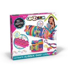 Cra-Z-Art Be Inspired Cra-Z-Loom Ultimate Rubber Band Loom DIY Craft Kit