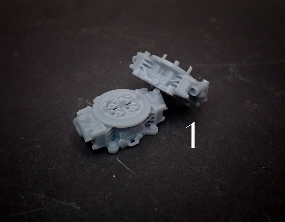 1:12 Holley Carbs and Throttle bodys 3d printed different options