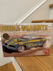 Vintage AMT ’53 Hemi Studebaker Drag Model Factory Sealed “Double Whammy” NEW