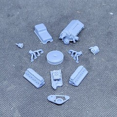 Ford 289/302 Windsor model engine resin 3D printed 1/24 1/25
