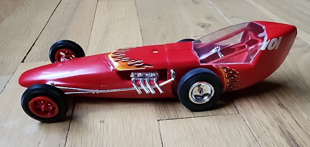 Vintage 1960s AMT 1/25 Streamliner from Fiat Double Dragster Kit – Assembled