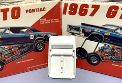 MPC 1967 PONTIAC “GTO” ANNUAL KIT#1167-200 AMT 1/25 NOS INTERIOR TUB ASSY ONLY!!