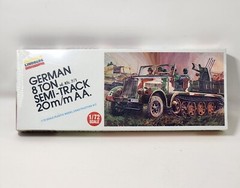 German Sd.Kfz.7/1 8 Ton Half Track Quad 20m/m AA. 1/72 Scale Model 1974 Sealed