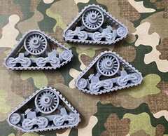Resin Tank Track Truck wheels For Model Truck 1/24,1/25 Scale