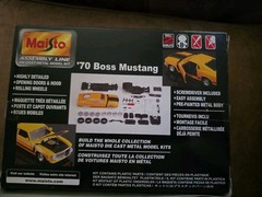 Maisto Ford ’70 Boss Mustang Diecast Metal Model Kit 2000 Sealed 1:24 Blue