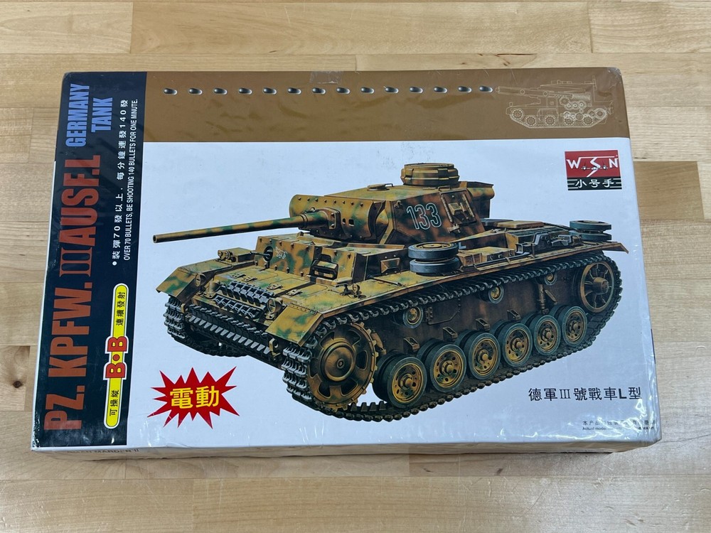 WASAN WSN 1999 #05503 NO.03 PZ. KPFW. III AUSF.L GERMANY TANK MODEL TANK- SEALED