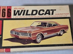 RARE ORG 1/25 AMT 1966 BUICK WILDCAT HARDTOP CUSTOMIZING KIT #6526-150 MIB 60s