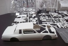 DONOR NASCAR 1981-1985 BUICK REGAL STOCK CAR KIT – WHITE – 1/24 Scale