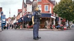 Police Female Resin 3d printed, Unpainted, HO scale Woman cops LEO