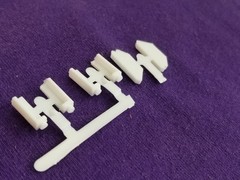 Kenworth W-925 CAB MOUNTS & SLEEPER MOUNTS from AMT 1:25 Model Kit