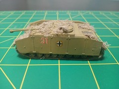 Africa Corps 1/72 1/87 ? Army Tank Trucks Built Model WW II German Tan Diorama