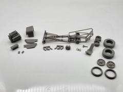 1960s Small Old School Dragster With Small Block Superch V8 1/25 Scale Mode Kit